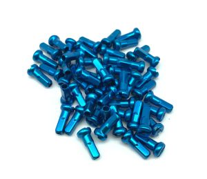 PB Alloy Nipple 14x14mm An. Blue