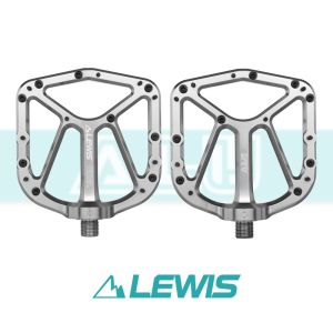Lewis ALU Pedals - Silver