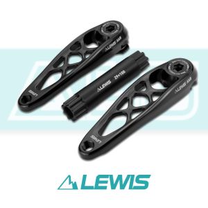 ALU MTB Cranks - 162.5mm 29Ø 8-Bolt BLK