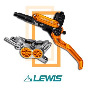 Lewis - AE Brake Set BLK/ORG