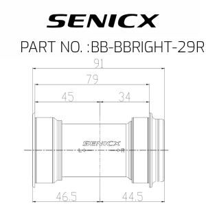 BBRight Bottom Bracket ∅29