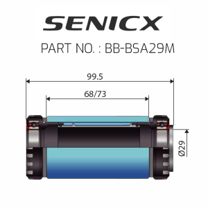 BSA Bottom Bracket ∅29 (MTB-73MM)