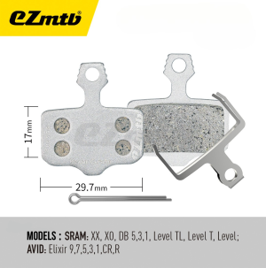 Kevlar Ceramic Pads - AVID E1 / SRAM XX
