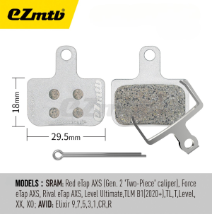 Kevlar Ceramic Pads - SRAM AXS