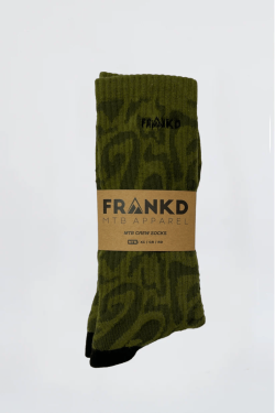 Jacquard Crew Sock - Moss