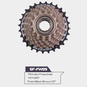 7sp Freewheel 14-28T Brown