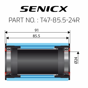 T47-85.5 Bottom Bracket ∅24