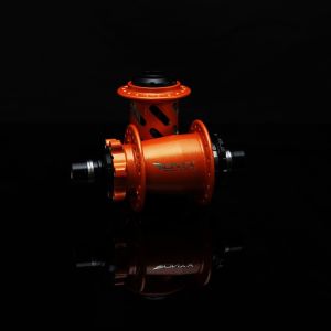 Onyx Illusion Orange Hubset - 20mm Helix FH 36H, 10mm Ultra RH 36H