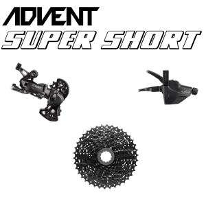 Advent Super Short Groupset (1x9sp)