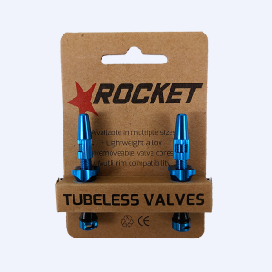 Rocket 48mm Tubeless Valves BLUE